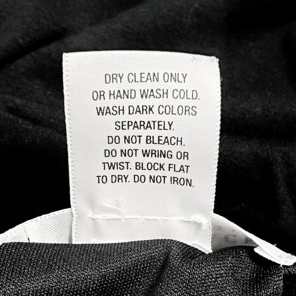 WHBM Black Lace Trim Flowy Halter Top Women's Medium - Picture 9 of 9